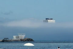 Một bãi biển ở Gangneung. (Nguồn: Yonhap)