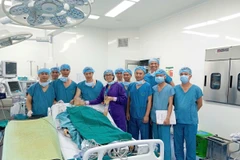 Bệnh viện Bệnh viện Trung ương Quân đội 108 đã chuyển giao kỹ thuật ghép gan cho Bệnh viện Quân y 103 ngày 4/7. (Ảnh: Bệnh viện Trung ương Quân đội 108)