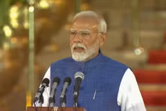 Thủ tướng Ấn Độ Narendra Modi tuyên thệ nhậm chức tại thủ đô New Delhi ngày 9/6/2024. (Ảnh: THX/TTXVN)