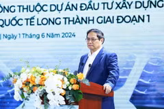 Thủ tướng Phạm Minh Chính phát biểu. (Ảnh: Dương Giang/TTXVN)