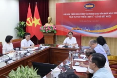 Bộ trưởng Ngoại giao Bùi Thanh Sơn chủ trì hội nghị. (Ảnh: Lâm Khánh/TTXVN)