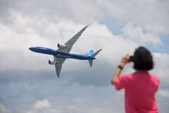 Máy bay của hãng Boeing. (Ảnh: THX/TTXVN)