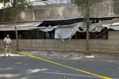 Hiện trường vụ nổ. (Nguồn: Reuters)