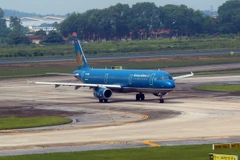 Máy bay của Vietnam Airlines. (Ảnh: Huy Hùng /TTXVN)