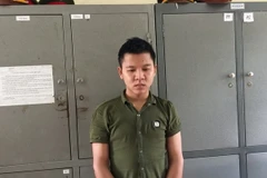 Đối tượng Hà Thế Anh. (Ảnh: Đức Tưởng/TTXVN phát)