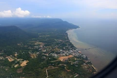 Một góc huyện đảo Phú Quốc. (Ảnh TTXVN)