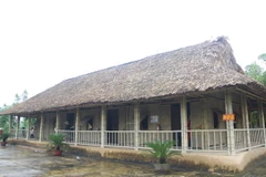 Di tích Hội trường nơi diễn ra Lễ trình Quốc thư đầu tiên của Việt Nam mới được đầu tư tôn tạo. (Ảnh: Hoàng Nguyên/TTXVN)