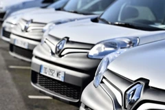 Những ôtô của hãng Renault tại Saint-Herblain, miền tây nước Pháp ngày 15/1/2016. (Nguồn: AFP/TTXVN)