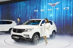 Ôtô trưng bày tại triển lãm. (Nguồn: yonhapnews.co.kr)