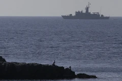 Tàu chiến Hy Lạp tập trận trên biển Aegean. (Nguồn: sputniknews.com)