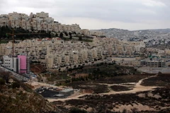 Công trường xây dựng khu định cư Har Homa ở Đông Jerusalem. (Nguồn: AFP/TTXVN)