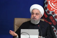 Tổng thống Iran Hassan Rouhani phát biểu tại một cuộc họp ở Tehran. (Ảnh: AFP/TTXVN)