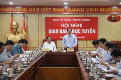 Trưởng Ban Tổ chức Trung ương chủ trì Hội nghị giao ban trực tuyến tháng 9. (Nguồn: xaydungdang.org.vn)