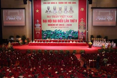 Toàn cảnh Đại hội đại biểu toàn quốc họ Trần Việt Nam lần thứ V. (Ảnh: PV/Vietnam+) 