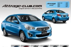 Mitsubishi bắt đầu cung cấp mẫu Attrage compact cho FCA
