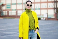 Màu của mùa Đông: Nổi bật với áo khoác dáng dài sặc sỡ