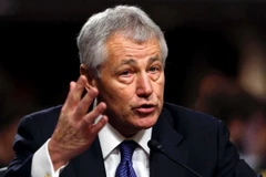 Bộ trưởng Quốc phòng Mỹ Chuck Hagel. (Nguồn: AFP)