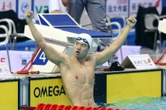 ASIAD 17: Mạng xã hội "sốt" vì kình ngư Trung Quốc điển trai