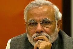 Ứng cử viên của Đảng Nhân dân Ấn Độ (BJP) Narendra Modi. (Nguồn: AFP)