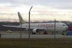 Chiếc máy bay bị không tặc ép hạ cánh. (Nguồn: AFP/Getty Images)