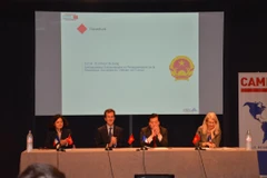 Quang cảnh buổi Hội thảo về hệ thống giáo dục đại học Việt Nam. (Ảnh: Bích Hà/Vietnam+)