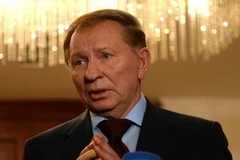 Cựu Tổng thống Ukraine Leonid Kuchma (Ảnh:n AFP/TTXVN)