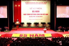 Điện mừng kỷ niệm 85 năm Ngày thành lập Đảng Cộng sản Việt Nam