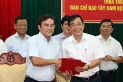 Quang cảnh lễ ký thỏa thuận. (Ảnh: Huy Hùng/Vietnam+)