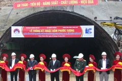 Xuân về trên công trường thi công hầm Phước Tượng-Phú Gia