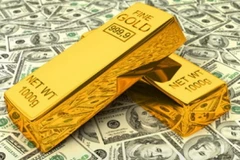 Vàng nhích lên nhưng vẫn cận mức thấp nhất trong ba tháng