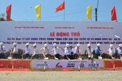 Khởi công dự án nâng cấp quốc lộ huyết mạch nối Vĩnh Long và Trà Vinh