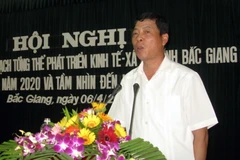 Bí thư Tỉnh ủy tỉnh Bắc Giang. (Ảnh: Việt Hùng/TTXVN)