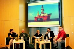 Quang cảnh buổi tọa đàm. (Ảnh: Trần Quang Vinh/Vietnam+)