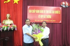 Ông Nguyễn Văn Du được bầu là Bí thư Tỉnh ủy tỉnh Bắc Kạn