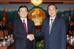 Chủ tịch nước hội đàm với Tổng Bí thư, Chủ tịch nước Lào
