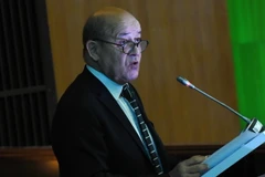 Bộ trưởng Quốc phòng Pháp Jean-Yves Le Drian. (Ảnh: AFP/TTXVN)