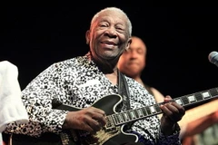 Huyền thoại dòng blues BB King. Ảnh được chụp vào tháng Tám năm 2013. (Nguồn: AP)