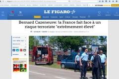 Báo LeFigaro. (Ảnh chụp màn hình) 