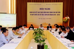 Các đại biểu tham dự hội nghị. (Ảnh: Trần Việt/TTXVN)