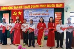 Lễ khánh thành Nhà văn hóa đa năng đảo Cô Lin. (Nguồn: Aggribank)