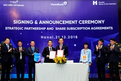 Lãnh đạo VBI và HMFI ký kết hợp tác. (Nguồn: VietinBank)