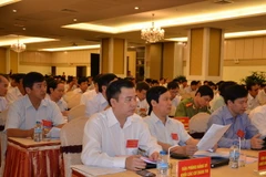 Các đại biểu dự hội nghị. (Ảnh: Hoàng Nhị/TTXVN)