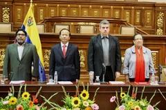 Quang cảnh lễ ra mắt GAPVV. (Nguồn: Quốc hội Venezuela)