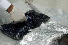Tang vật một vụ vận chuyển ma túy bị phát hiện. (Nguồn: TTXVN)