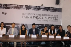 Các nhà tổ chức Davines Hair Show 2013. (Ảnh: Hiệp Hà/Vietnam+)