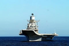Tàu sân bay INS Vikramaditya. (Nguồn: The Hindu)