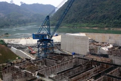 Một công trình thủy điện ở Tuyên Quang. (Ảnh: Ngọc Hà/TTXVN)