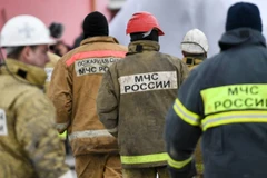 Hiện trường vụ nổ. (Ảnh: Moscow Times)