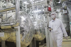 Bên trong một cơ sở làm giàu urani của Iran. (Ảnh: Getty)