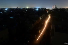 Mất điện tại Pakistan. (Ảnh: TBP)